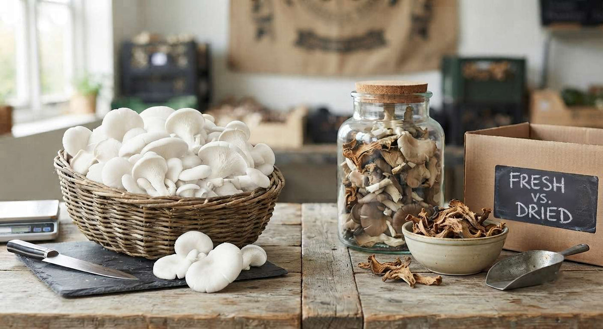 Fresh vs. Dried Oyster Mushrooms: Which Offers Higher Profit? A Complete Guide for Mushroom Growers