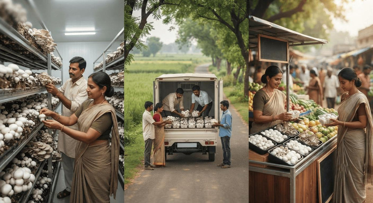 How to Market and Sell Mushrooms in India: A Farmer's Guide