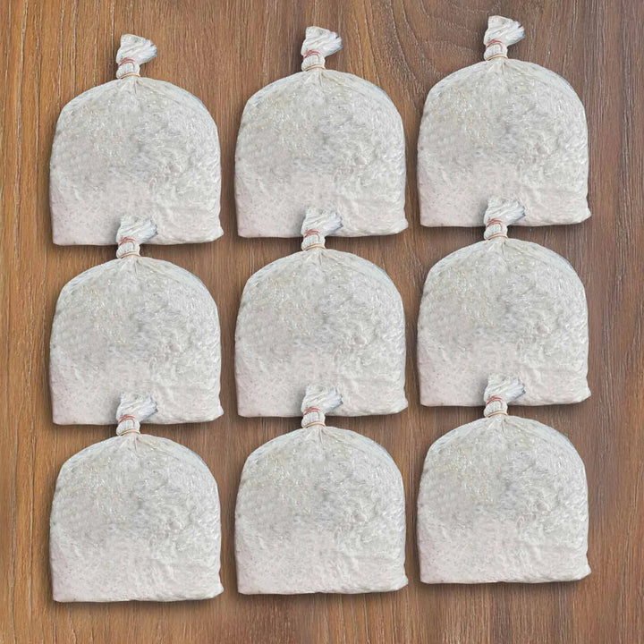 Oyster Mushrooms Spawn / Seeds Approx-2Kg - Grain Based First Generation High Yield White Mycelium Spores Edible CO2 Variety (9 Packets of Spawns + 9PP)
