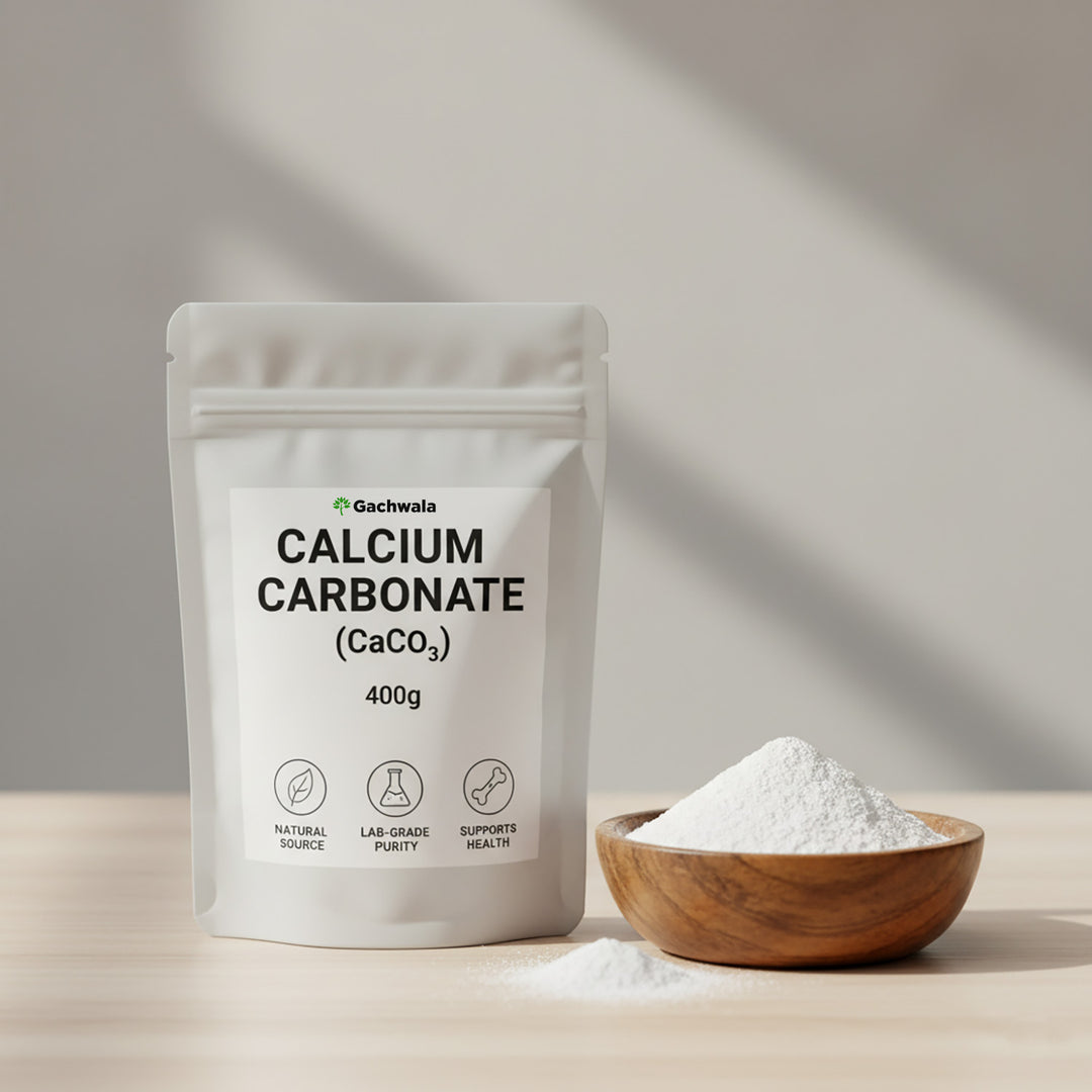 Calcium Carbonate Powder 400g | Caco3 for Fish Tank Water Hardness, PH Stabilizer, Aquarium Care, Plant &amp; Soil Support, Chalk &amp; Cosmetic Use, Swimming Pool PH Correction, Industrial Grade