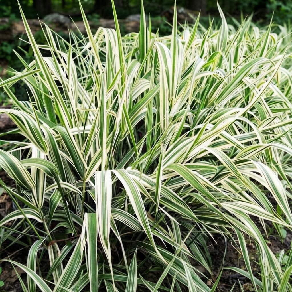 Ribbon Grass Live Plant | Variegated | Exotic Rare Plants | Ground Cover Plants | Spider Plant Live