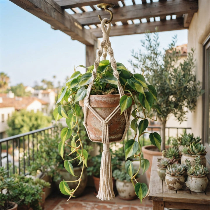 Philodendron Brasil | Brasil Money Plant | Hanging Plant | Decor Plant for Indoor and Garden | Luck Bringing Table Plant | 1 Healthy Live Plant with Pot