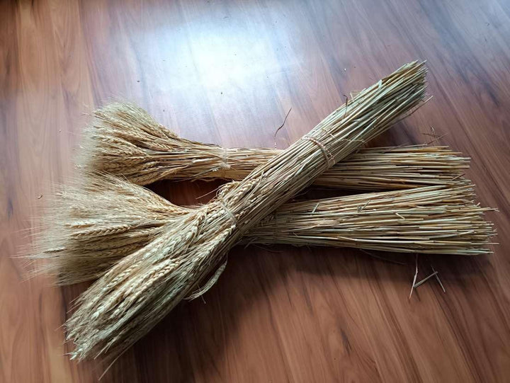 Cutting Wheat Straw (Pack of 7/2 KG) | Natural Wheat Straw - For Mushroom Farming and Gardening | 100% Natural Shrubs and Wheat Mulch
