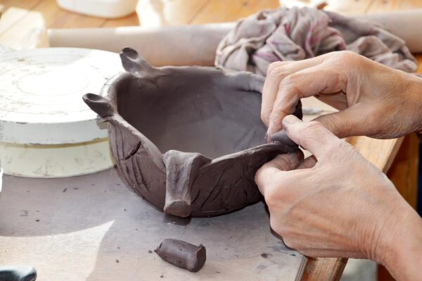 Gachwala Terracotta Clay - Modelling Clay for Art and Craft | Clay for Pottery - Air Dry Clay for Craft/ Creative Idol Making | Gift for Professional Artists, Students, Safe for Children