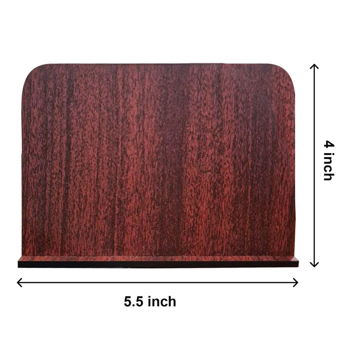 Wooden Napkin Stand – Compact Tissue Holder for Home, Café &amp; Office Use | Sleek Tabletop Organizer with Open-Side Access (Approx Size: 5.5 x 4 x 2.3 Inch)