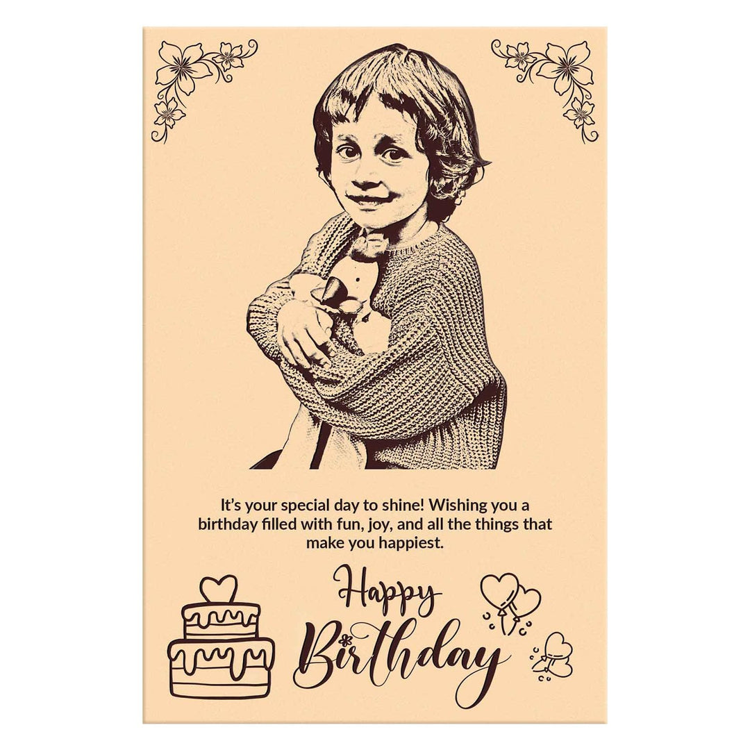Customised Engraved Wooden Photo Frame – Personalized Wooden Photo Frame for Birthdays, Special Occasions &amp;amp; Unique Gifts – Custom Wooden Frame Online