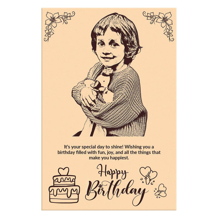 Customised Engraved Wooden Photo Frame – Personalized Wooden Photo Frame for Birthdays, Special Occasions &amp;amp; Unique Gifts – Custom Wooden Frame Online