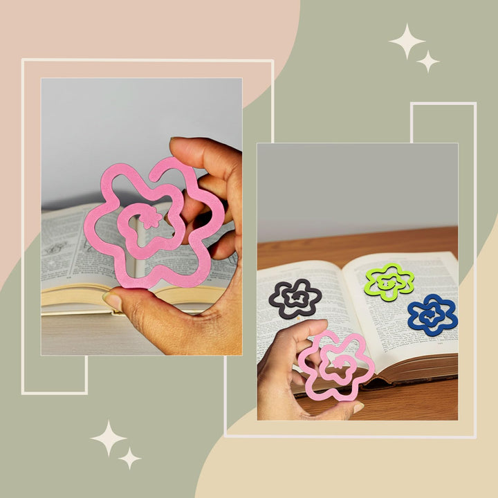 Cute Unique-Style MDF Bookmarks – Aesthetic Book Marks for Books, Novels, Kids &amp; Adults – Durable Reading Accessories &amp; Gifts for Book Lovers (Multiple Design Options)