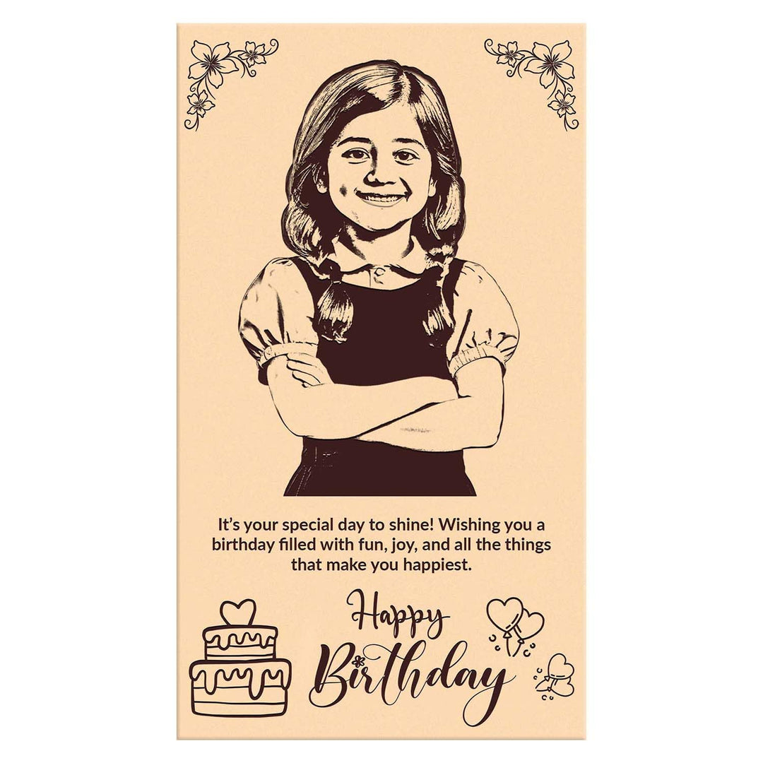 Customised Engraved Wooden Photo Frame – Personalized Wooden Photo Frame for Birthdays, Special Occasions &amp;amp; Unique Gifts – Custom Wooden Frame Online