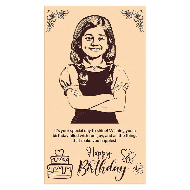 Customised Engraved Wooden Photo Frame – Personalized Wooden Photo Frame for Birthdays, Special Occasions &amp;amp; Unique Gifts – Custom Wooden Frame Online