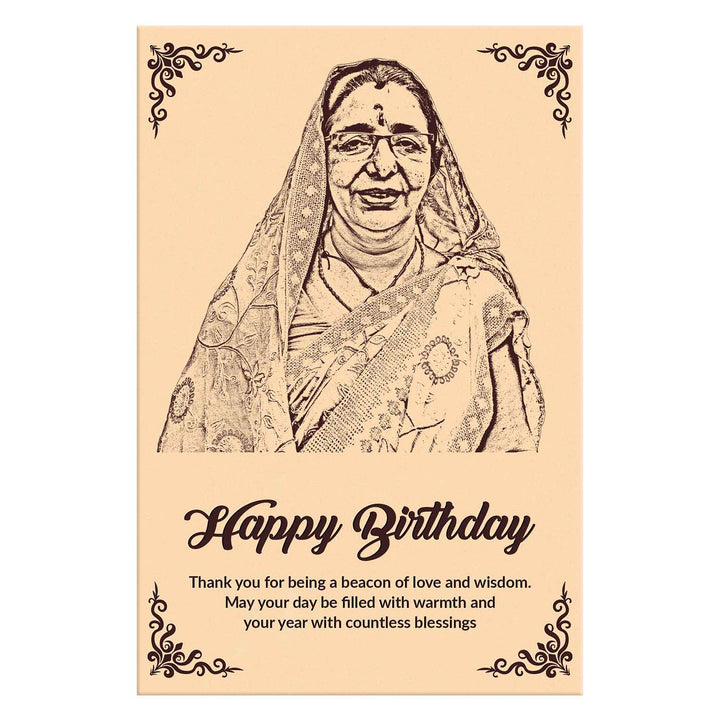 কাস্টম খোদাই করা কাঠের ছবির ফ্রেম - মা, বাবা, জন্মদিন এবং বিশেষ অনুষ্ঠানের জন্য ব্যক্তিগতকৃত কাঠের ফ্রেমের উপহার