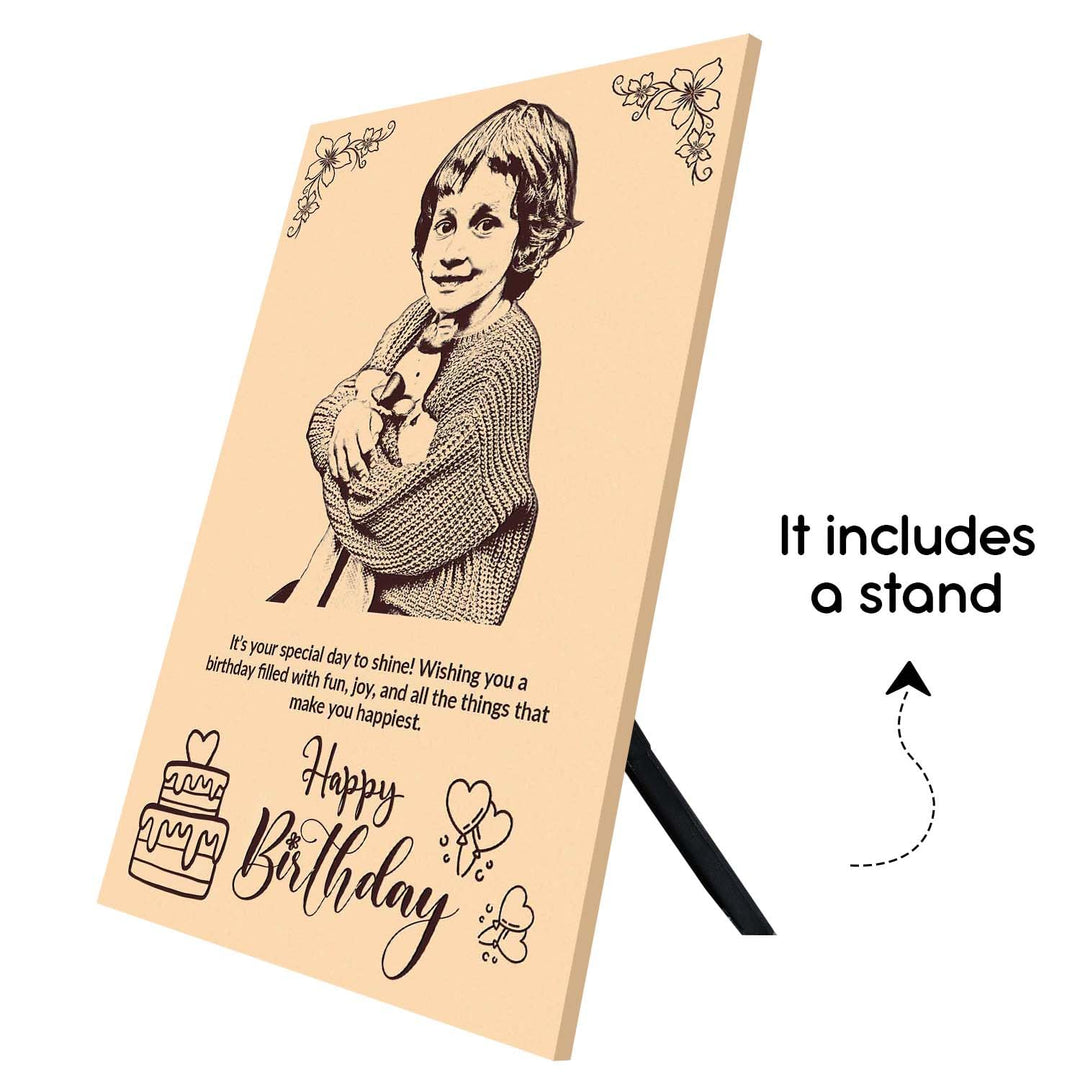 Customised Engraved Wooden Photo Frame – Personalized Wooden Photo Frame for Birthdays, Special Occasions &amp;amp; Unique Gifts – Custom Wooden Frame Online