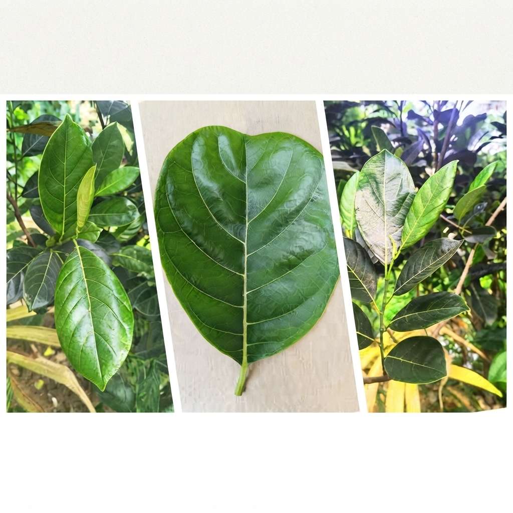 Fresh Jackfruit Leaves - Artocarpus heterophyllus /Jackfruit tree leaves - 50 fresh leaves
