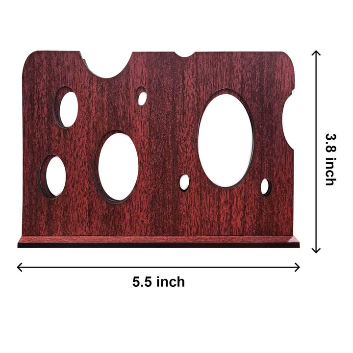 Compact Wooden Tissue Holder – Handcrafted Napkin Organizer for Dining Table &amp; Kitchen (Approx. 5.5 x 3.8 x 2 Inches) – Elegant Natural Wood Tissue Paper Stand