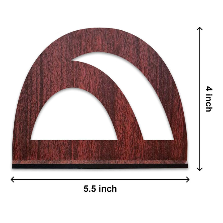 Wooden Napkin Stand for Table – Handcrafted Tissue Holder for Dining Table, Kitchen &amp; Office Use | Sleek Tabletop Tissue Organizer with Open-Slot Design for Easy Access