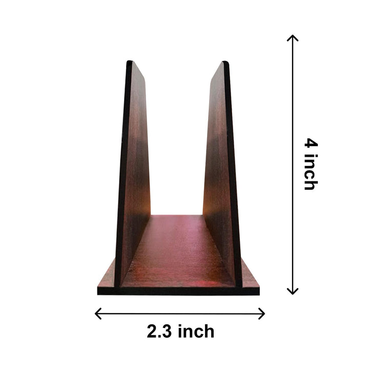 Wooden Tissue Dispenser – Minimalist Napkin Stand for Dining Table &amp; Office Desk | Sleek Open-Frame Design with Sturdy Wood Build (Approx Size: 6 x 4.5 x 2 Inch)