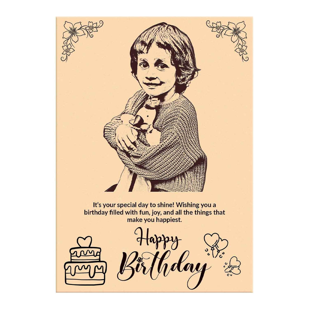 Customised Engraved Wooden Photo Frame – Personalized Wooden Photo Frame for Birthdays, Special Occasions &amp;amp; Unique Gifts – Custom Wooden Frame Online