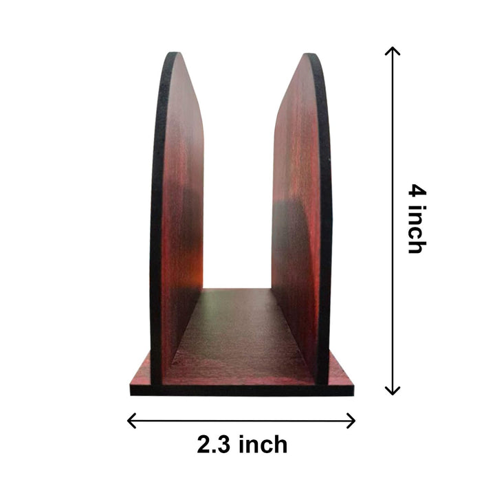 Wooden Napkin Stand – Compact Tissue Holder for Home, Café &amp; Office Use | Sleek Tabletop Organizer with Open-Side Access (Approx Size: 5.5 x 4 x 2.3 Inch)