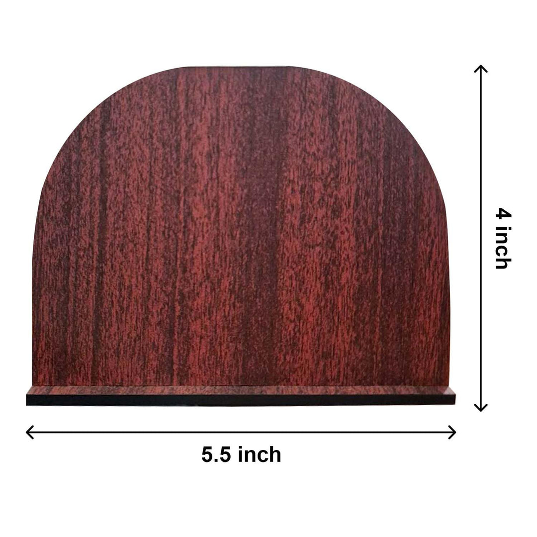 Wooden Napkin Holder for Table – Stylish Tissue Paper Stand for Dining Table, Kitchen &amp; Office | Compact Tabletop Tissue Holder with Smooth Slot Access (Approx Size: 5.5 x 4. x 2.3 Inch)