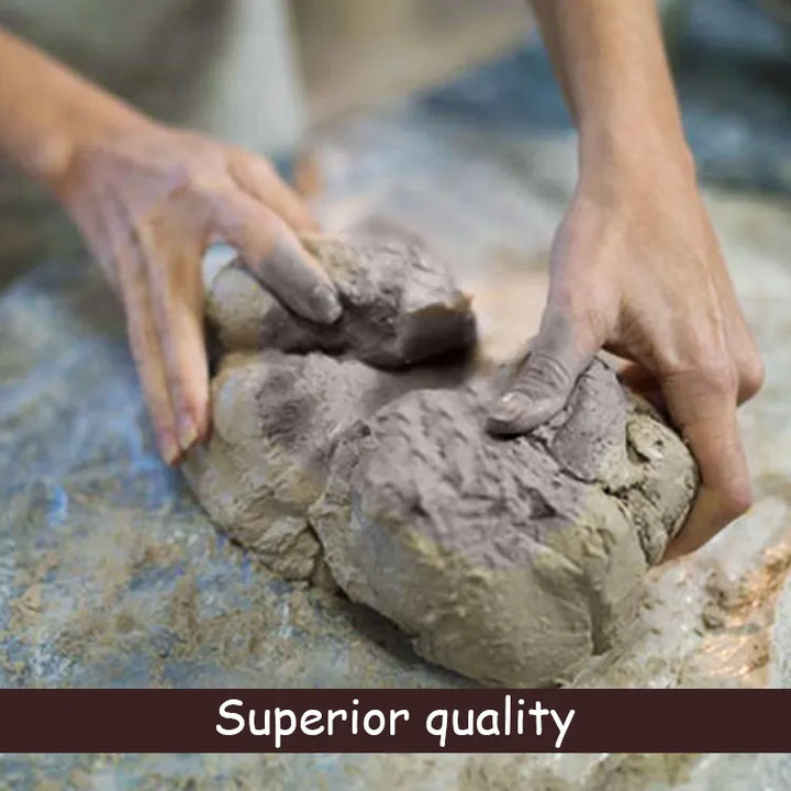 Premium Terracotta Clay for Modeling and Art &amp; Craft Projects - Shadu mati - Air Dry Wet Clay for Children &amp; Professional Artists - Ready to Use Natural Eco Friendly Filtered Molding Clay