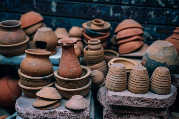 Gachwala Terracotta Clay - Modelling Clay for Art and Craft | Clay for Pottery - Air Dry Clay for Craft/ Creative Idol Making | Gift for Professional Artists, Students, Safe for Children