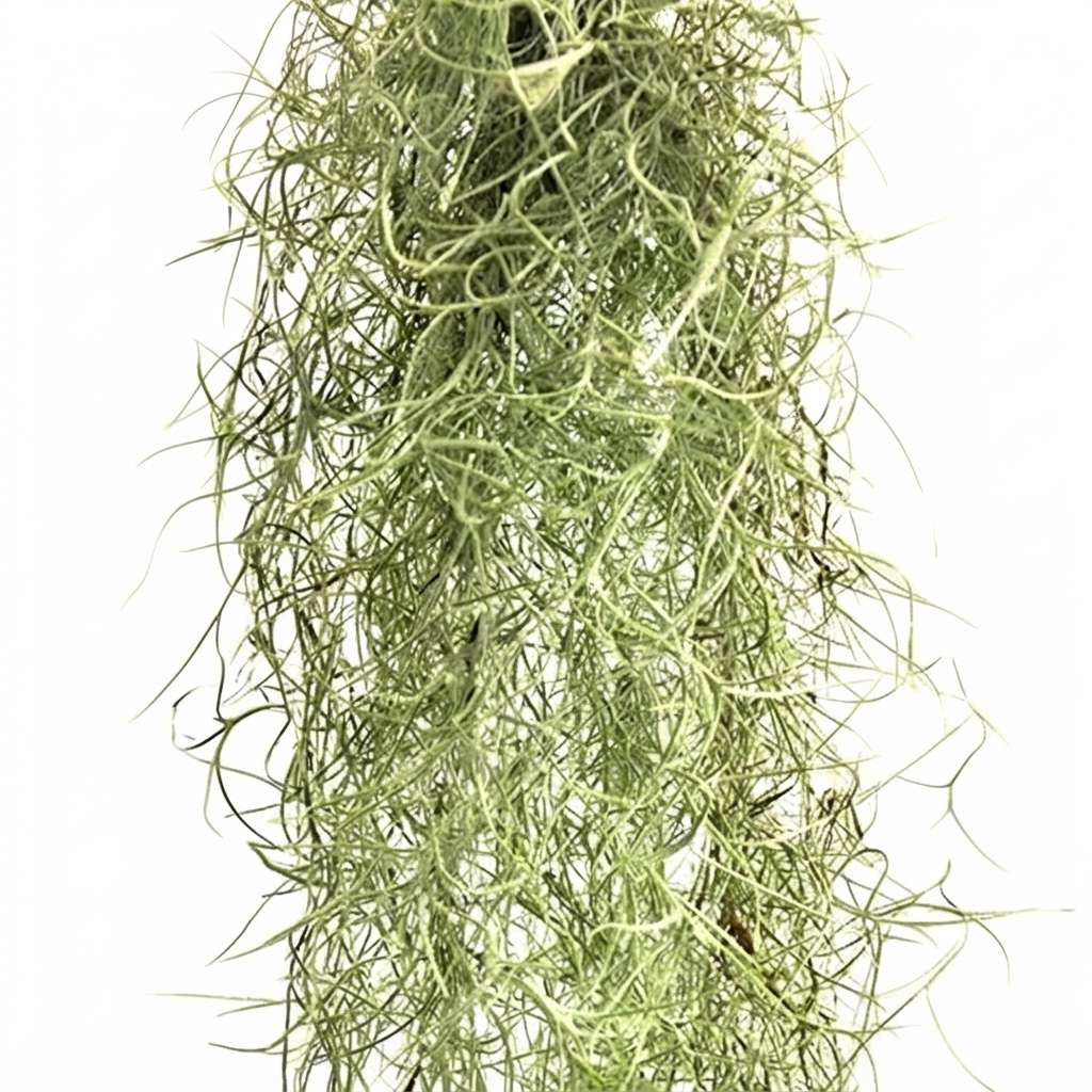 Air Plant Spanish Moss (Tillandsia usneoides) Live Plant with Hanging Loop and Small Net
