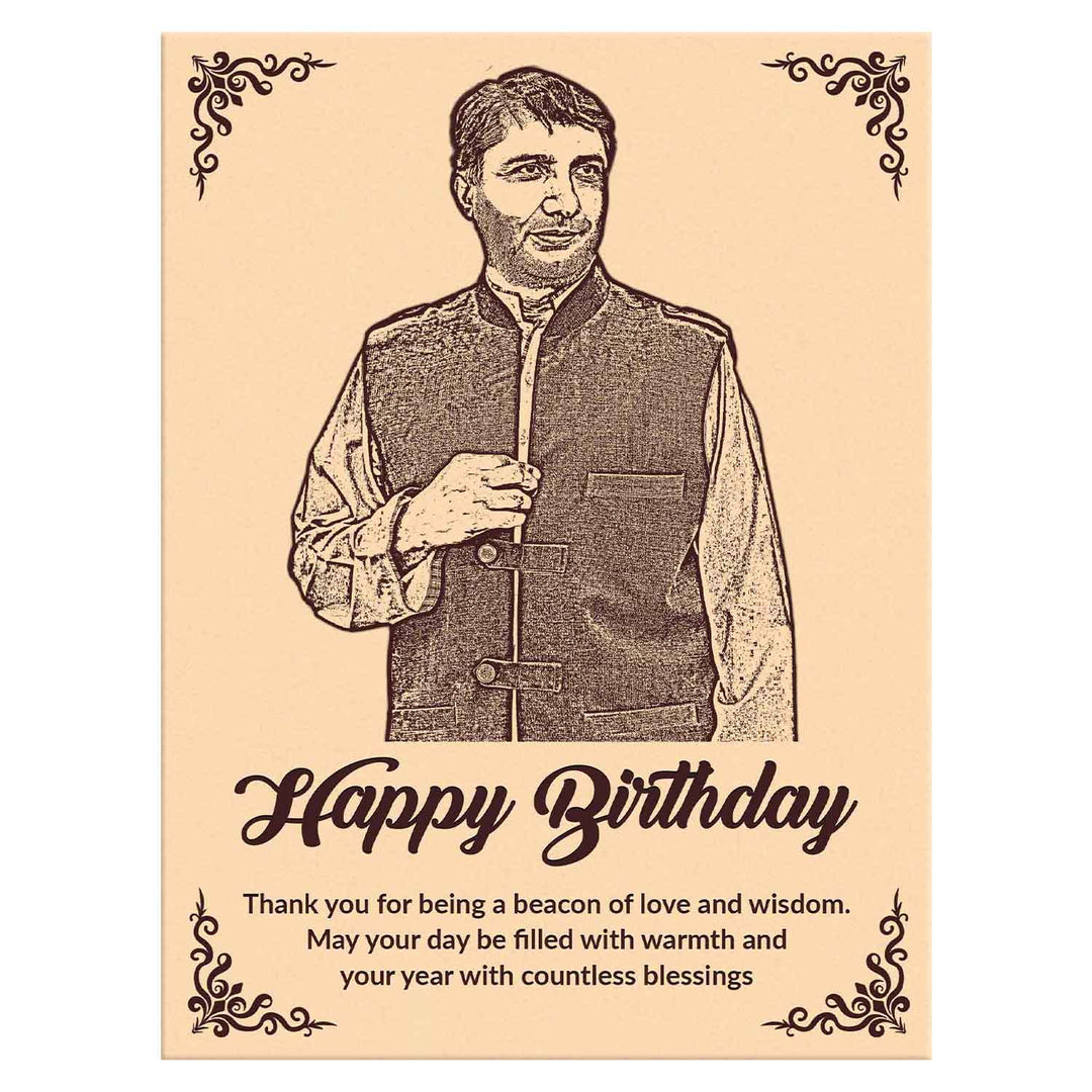 কাস্টম খোদাই করা কাঠের ছবির ফ্রেম - মা, বাবা, জন্মদিন এবং বিশেষ অনুষ্ঠানের জন্য ব্যক্তিগতকৃত কাঠের ফ্রেমের উপহার