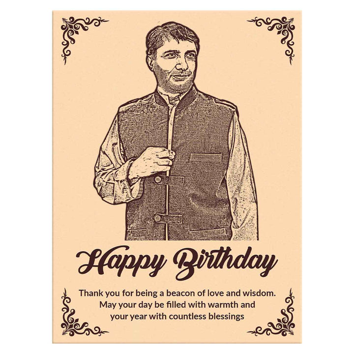 কাস্টম খোদাই করা কাঠের ছবির ফ্রেম - মা, বাবা, জন্মদিন এবং বিশেষ অনুষ্ঠানের জন্য ব্যক্তিগতকৃত কাঠের ফ্রেমের উপহার