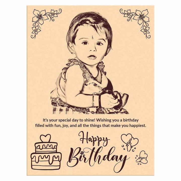 Customised Engraved Wooden Photo Frame – Personalized Wooden Photo Frame for Birthdays, Special Occasions &amp;amp; Unique Gifts – Custom Wooden Frame Online