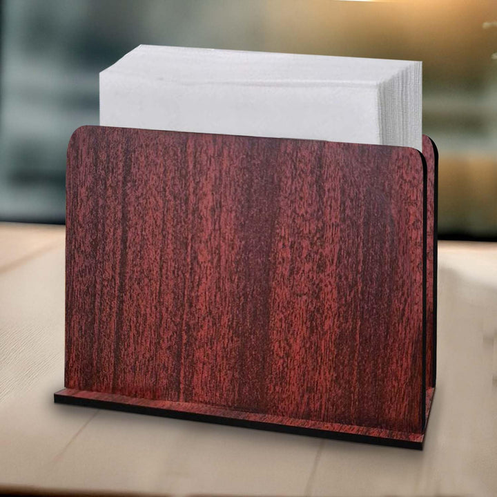 Wooden Tissue Paper Holder – Sleek Napkin Stand for Table, Kitchen &amp; Office Décor | Minimalist Wood Organizer for Tissues (Approx Size: 4 x 5.5 x 2.5 Inch)